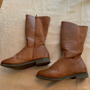 Girls brown riding boots